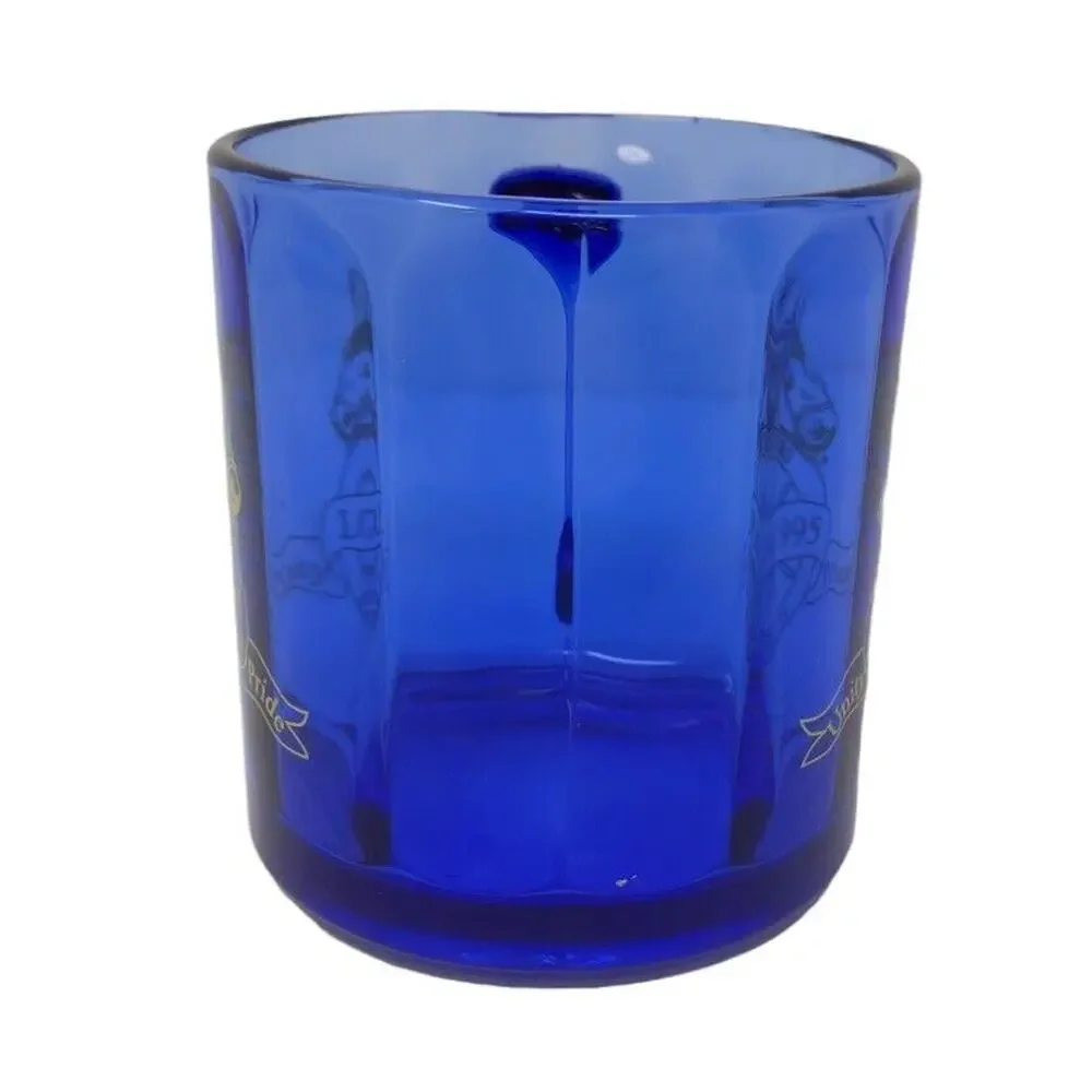 International Brotherhood Of Teamsters Union Local #995 Blue Glass Mug‎ USA Made